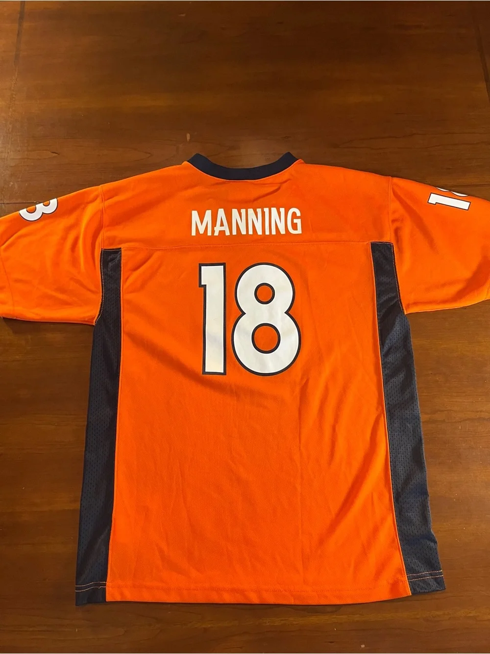 Denver Broncos Peyton Manning Jersey Youth XL Orange #18 Football